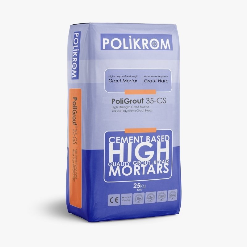 PoliGrout®35-GS, Yüksek Dayanımlı Grout Harcı